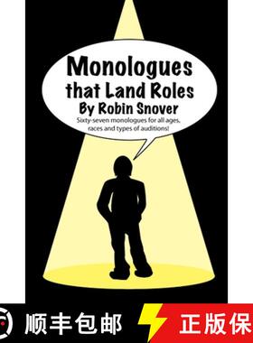 【3-4周达】Monologues that Land Roles [9781300777052]