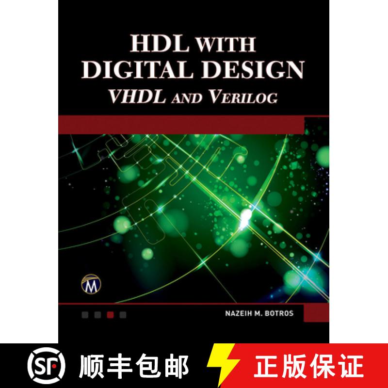 【3-4周达】HDL with digital design (Bk/CD) H/C: VHDL and Verilog [9781938549816]
