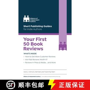 【3-4周达】Your First 50 Book Reviews: ALLi's Guide to Getting More Reader Reviews [9781913349714]