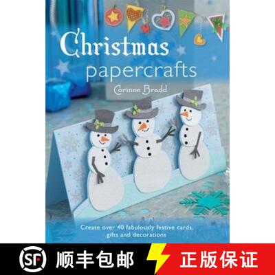 【3-4周达】Christmas Papercrafts [9780715329948]