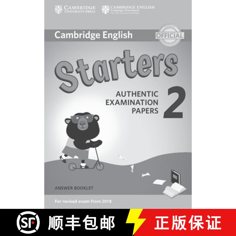 【3-4周达】Cambridge English Young Learners 2 for Revised Exam from 2018 Starters Answer Booklet: Aut... [9781316636268]