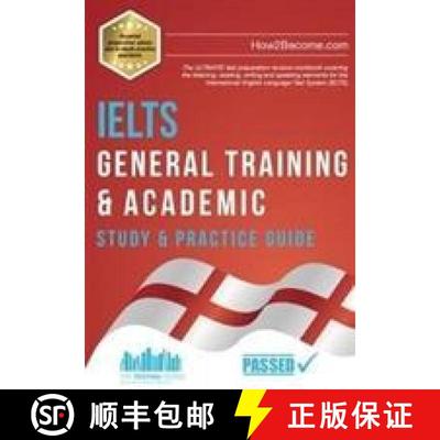 【3-4周达】IELTS General Training & Academic Study & Practice Guide: The ULTIMATE test preparation re... [9781912370382]