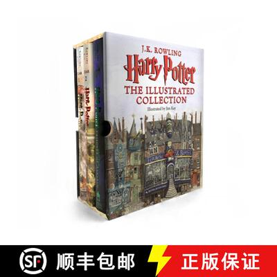 【3-4周达】Harry Potter: The Illustrated Collection (Books 1-3 Boxed Set) [9781338312911]