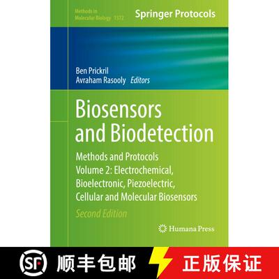 【3-4周达】精装 Biosensors and Biodetection : Methods and Protocols, Volume 2: Electrochemical, Bioel... [9781493969104]