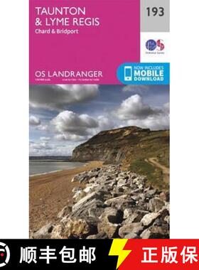 【3-4周达】Taunton & Lyme Regis, Chard & Bridport [9780319262917]