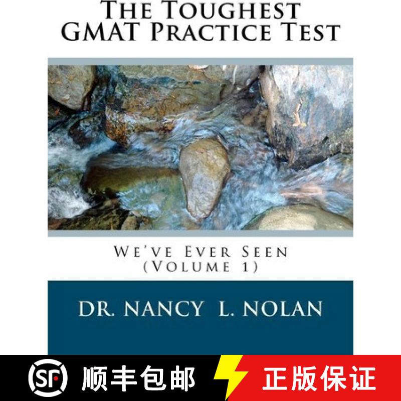 【3-4周达】The Toughest GMAT Practice Test We've Ever Seen (Volume 1) [9781933819617]