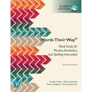 Spelling Words and 4周达 Word Phonics for Study Global 9781292325231 Their Editio... Vocabulary Instruction Way