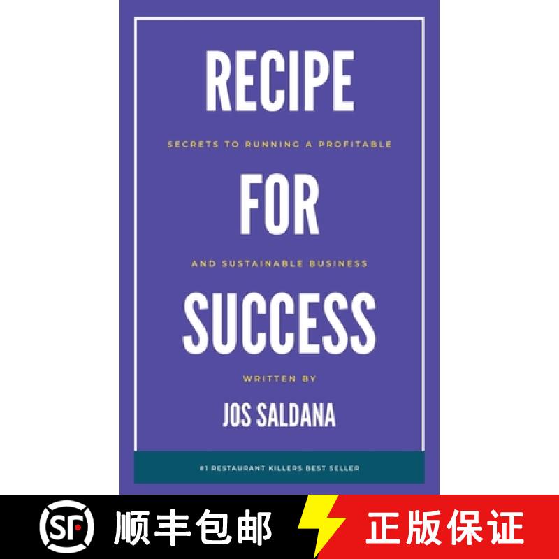 【3-4周达】Recipe for Success: Secrets to Running a Profitable and Sustainable Business [9798989224616]