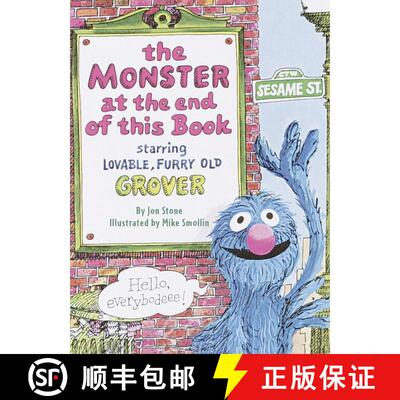 【3-4周达】Monster at the End of This Book: Starring Lovable, Furry Old Grover - Sesame Street [9780375805615]