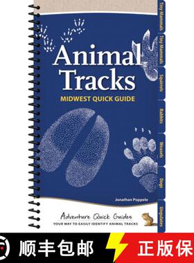 【3-4周达】Animal Tracks of the Midwest : Your Way to Easily Identify Animal Tracks [9781591934783]