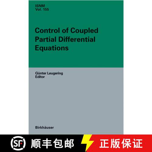 【3-4周达】精装 Control of Coupled Partial Differential Equations [9783764377205]