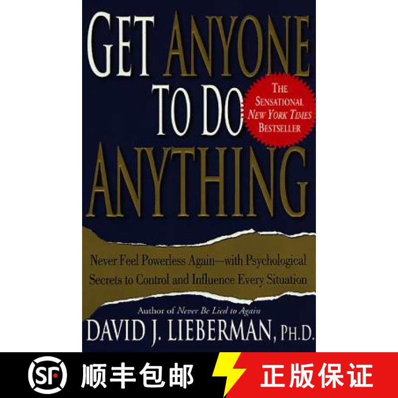 【3-4周达】Get Anyone to Do Anything: Never Feel Powerless Again--With Psychological Secrets to Contr... [9780312270179]