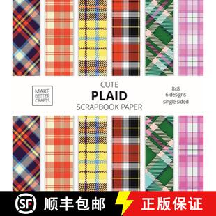 Art 4周达 Scrapbook Plaid 8x8 Decorative DIY for Cute Designer Background 9781953987204 Pr... Paper