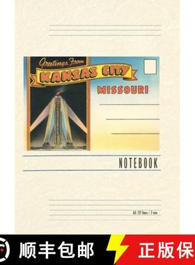 预订 Vintage Lined Notebook Postcard Folder, Greetings from Kansas City, Missouri [9798385445196]