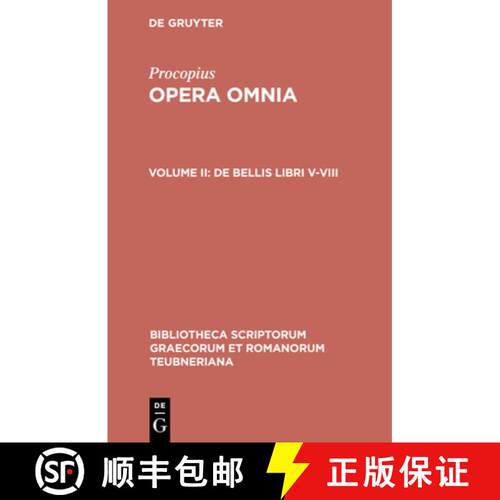 【3-4周达】精装 Procopius: - De Bellis Libris V-VIII: Bellum Gothicum [9783598717352]