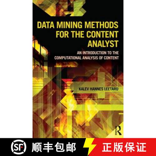 【3-4周达】Data Mining Methods for the Content Analyst : An Introduction to the Computational Analysi... [9780415895149]