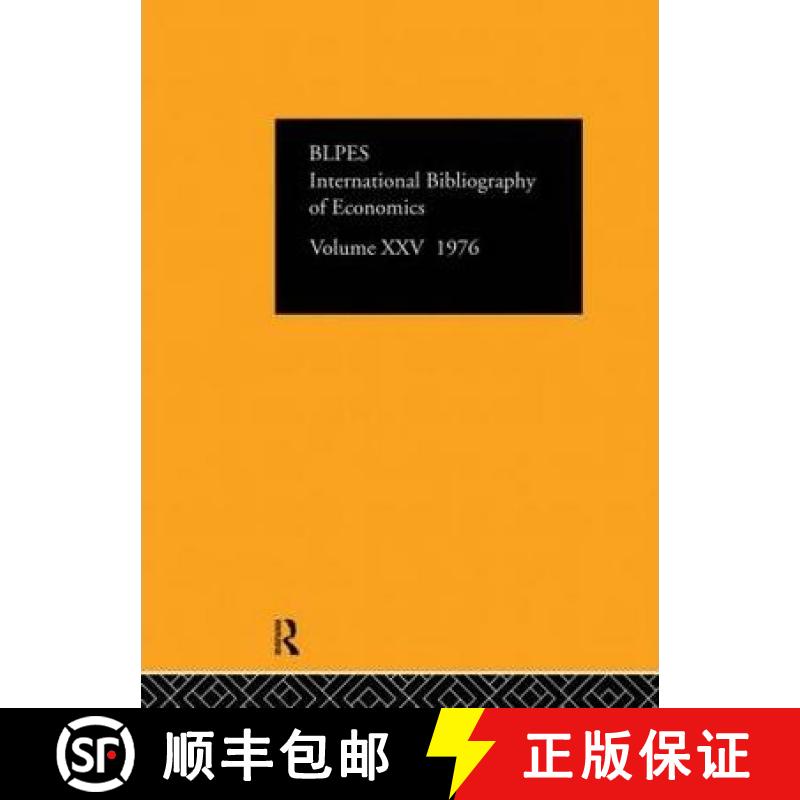 【3-4周达】Ibss: Economics: 1976 Volume 25 [9780422808002]