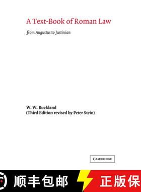 【3-4周达】A Text-Book of Roman Law: From Augustus to Justinian [9780521043687]