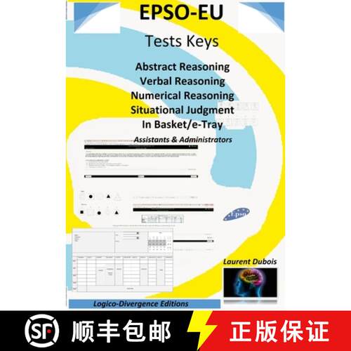 【3-4周达】EPSO-EU Tests Keys: Abstract Reasoning Verbal Reasoning Numerical Reasoning Situational Ju... [9782930656458]