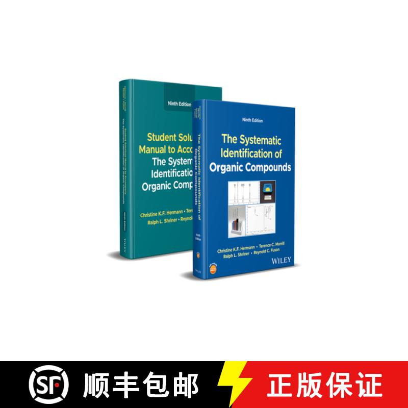 【3-4周达】Systematic Identification of Organic Compounds , Ninth Edition Set [9781119799863]