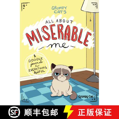 预订 Grumpy Cat's All About Miserable Me: A Doodle Journal for Everything Awful [9780486807447]