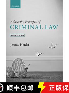 【3-4周达】Ashworth's Principles of Criminal Law [9780192897381]