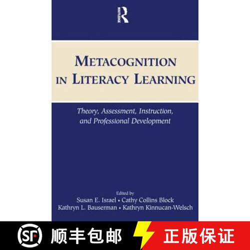 【3-4周达】精装 Metacognition in Literacy Learning : Theory, Assessment, Instruction, and Professiona... [9780805852295]