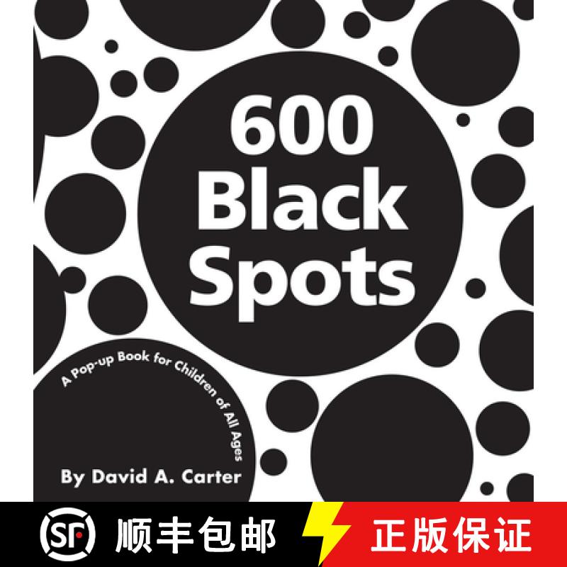 【3-4周达】600 Black Spots: A Pop-Up Book for Children of All Ages [9781416940920]