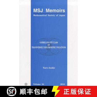 【3-4周达】Godbillon-vey Class Of Transversely Holomorphic Foliations [9784931469617]