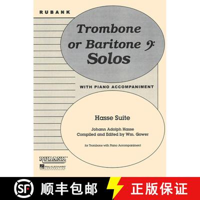 【3-4周达】Hasse Suite: Trombone Solo with Piano - Grade 4 [9781495014741]