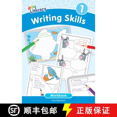 【3-4周达】Writing Skills Workbook 1: In Precursive Letters (British English edition) [9781835822722]