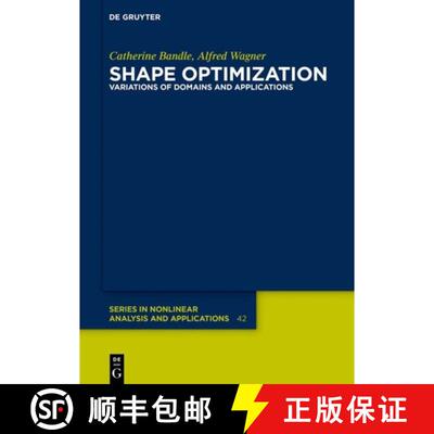 【3-4周达】精装 Shape Optimization – Variations of Domains and Applications [9783111025261]