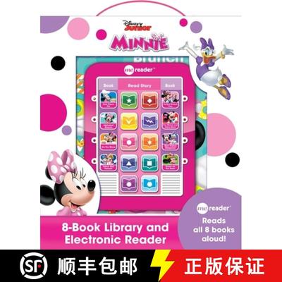 【3-4周达】Disney Minnie Mouse - Me Reader Electronic Reader and 8 Sound Book Library - Pi Kids [9781450880831]