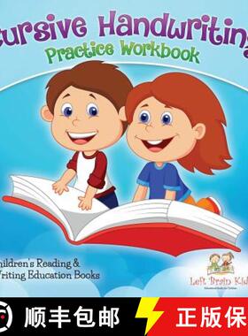 【3-4周达】Cursive Handwriting Practice Workbook : Children's Reading & Writing Education Books [9781683765868]