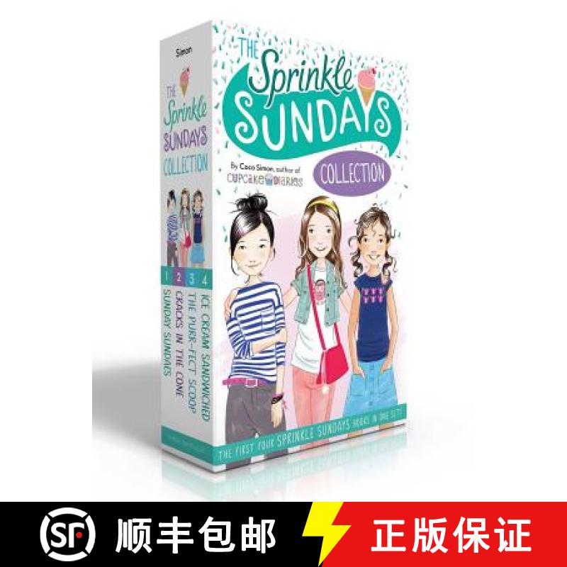 【3-4周达】The Sprinkle Sundays Collection (Boxed Set): Sunday Sundaes; Cracks in the Cone; The Purr-... [9781534438668]