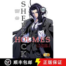 【3-4周达】Manga Classics Sherlock Holmes Vol. 1 a Study in Scarlet [9781947808324]