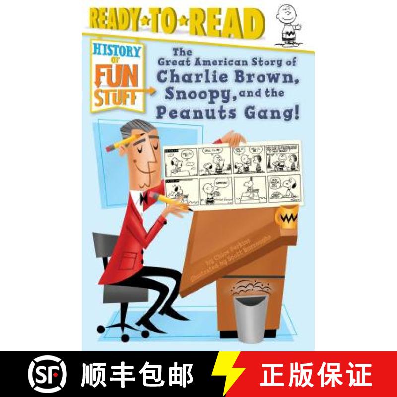 【3-4周达】The Great American Story of Charlie Brown, Snoopy, and the Peanuts Gang!: Ready-To-Read Le... [9781481495530]