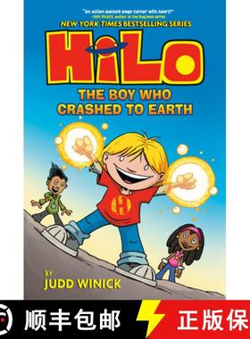 【3-4周达】Hilo Book 1: The Boy Who Crashed to Earth: (A Graphic Novel) [9780385386173]