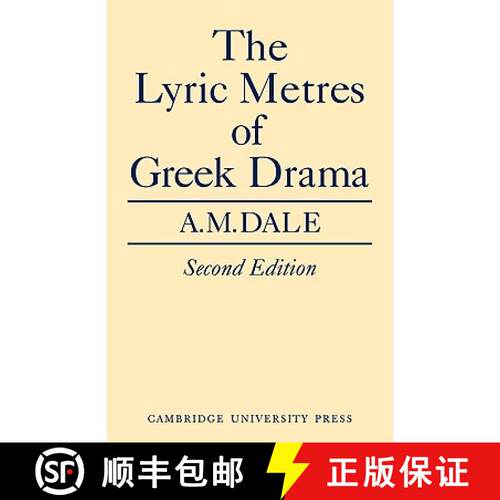 预订 Lyric Metres of Greek Drama [9780521147569]