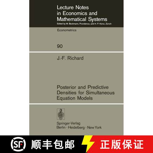 【3-4周达】Posterior and Predictive Densities for Simultaneous Equation Models [9783540065258]