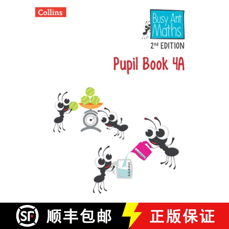 【3-4周达】Busy Ant Maths 2nd Edition -- Pupil Book 4 [9780008613372]