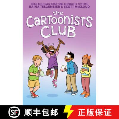 【3-4周达】The Cartoonists Club: A Graphic Novel [9781338777222]