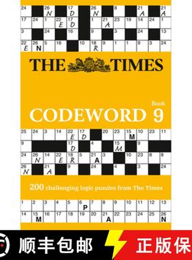 【3-4周达】The Times Codeword Book 9: 200 Challenging Logic Puzzles from the Times [9780008241247]