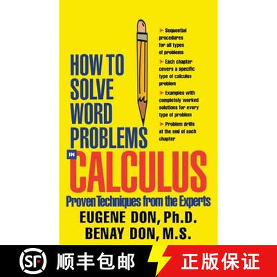 【3-4周达】How to Solve Word Problems in Calculus [9780071358972]
