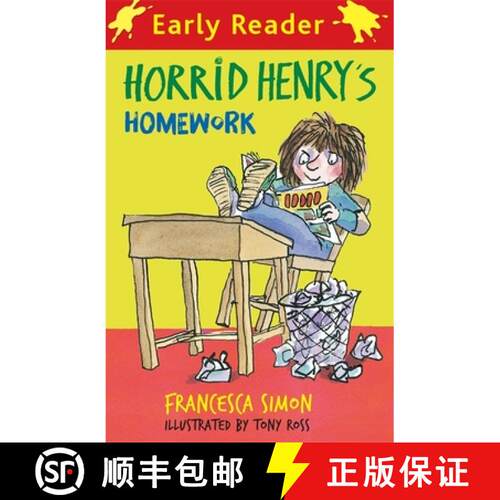 【3-4周达】Horrid Henry Early Reader: Horrid Henry's Homework: Book 23 [9781444001228]