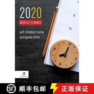 【3-4周达】2020 Monthly Planner with Schedule Tracker and Agenda Setter [9781541966567]