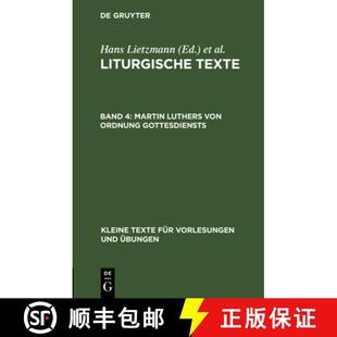 Von 9783112516553 Missae Martin Luthers Gottesdiensts Ordnung 1523 预订 Taufbuechlein Communionis Formula