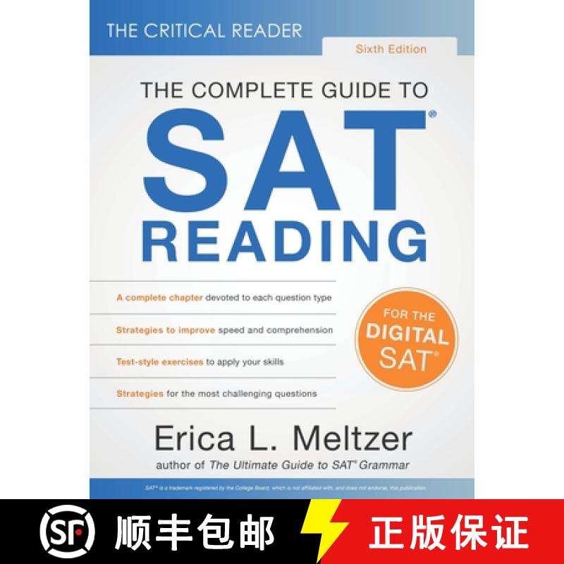 【2-3周达】The Critical Reader, Sixth Edition: The Complete Guide to SAT Reading [9798987383537]