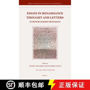 Renaissance 9789004294479 Honor Essays and Thought Monfasani 预订 Letters John