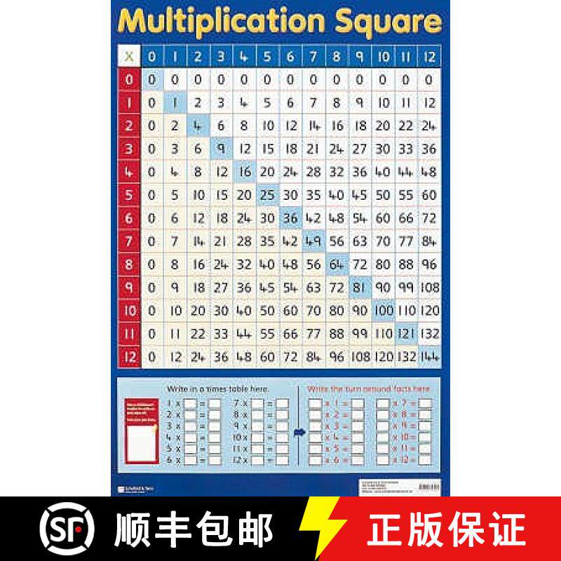 【3-4周达】Multiplication Square [9780721756561]